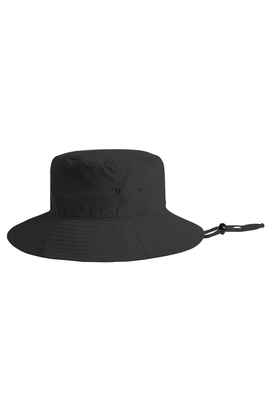 Nylon Wide Brim Bucket Hat
